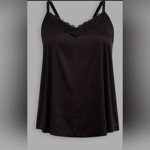 Torrid Dream Satin Lace Trim Sleeveless Sleep Cami size 5 (5x)